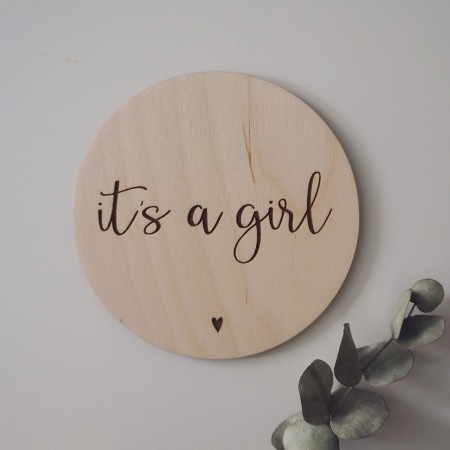 Tabliczka It's a girl